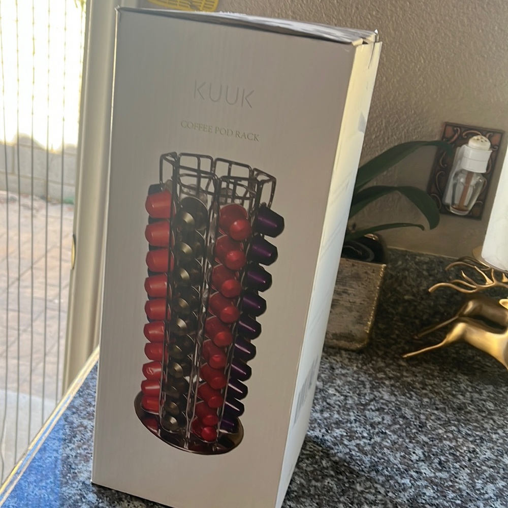 Organizador de coffee pods, es algo grande